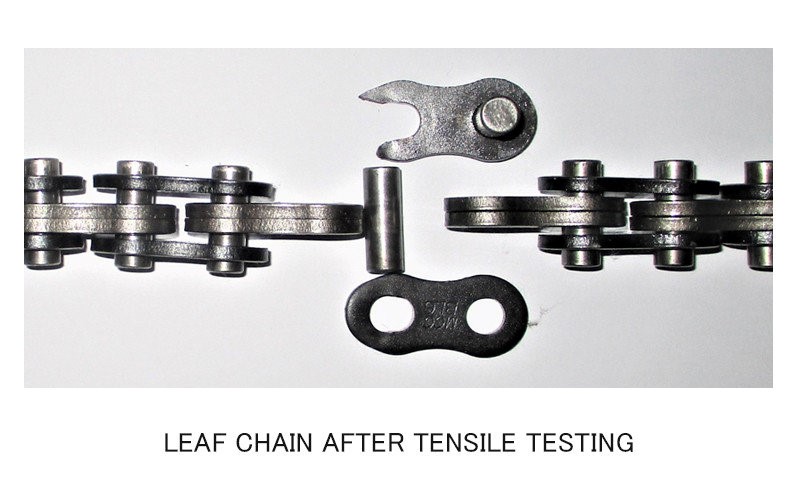 Leaf Chain After Tensile Testing