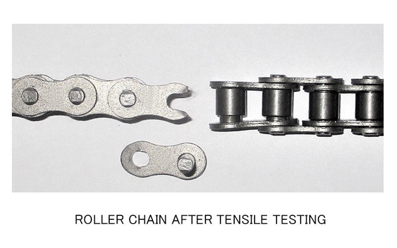 Roller Chain After Tensile Testing