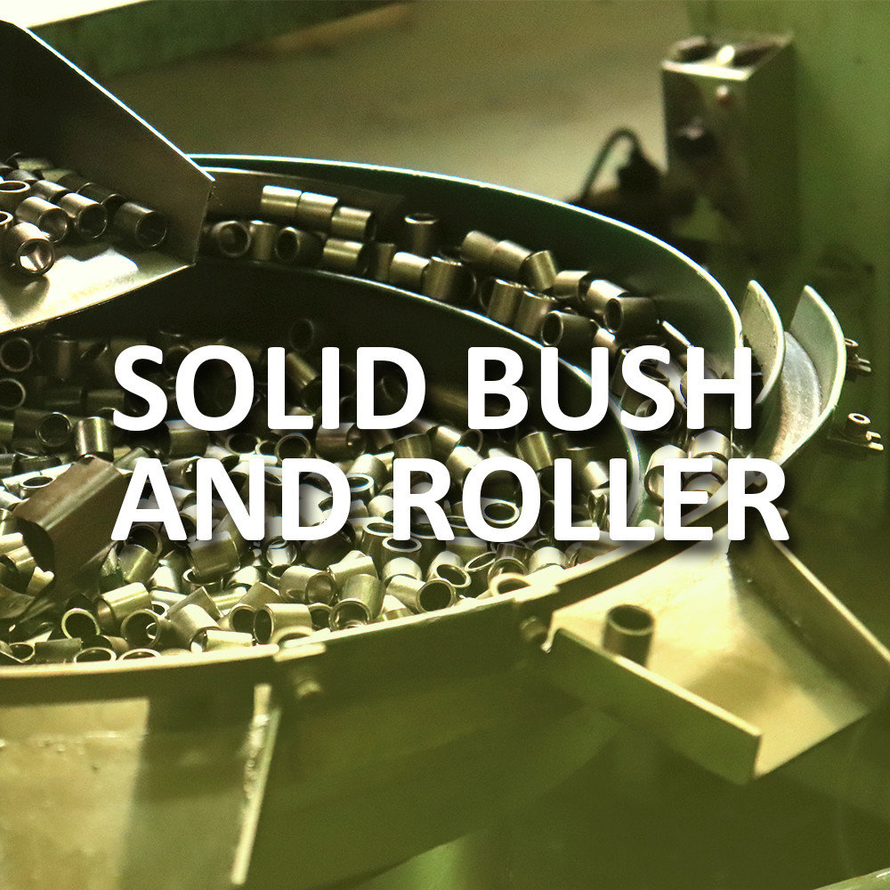 solid bush and roller