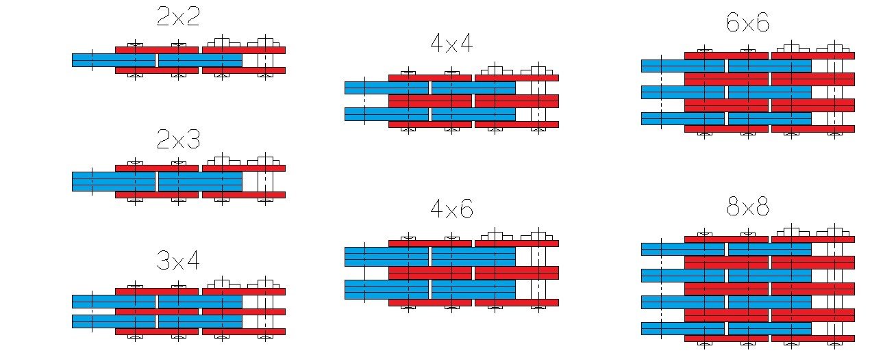 leaf chain lacing combination leaf chain lacing combination