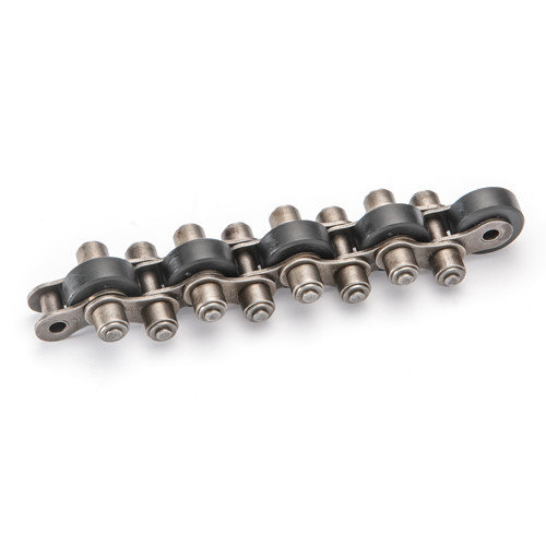 12B roller chain with outside steel roller