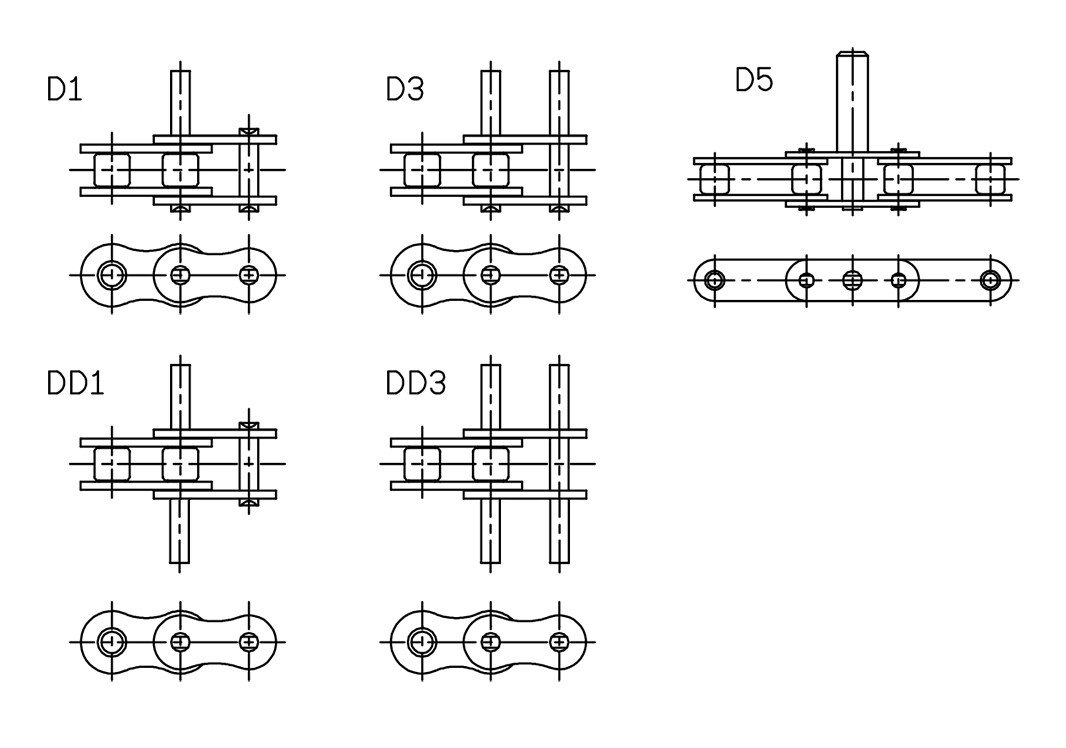 attachment extended pin attachment extended pin